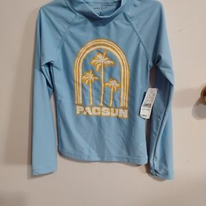 PacSun Kids Swim Rash Guard - Blue